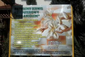 Naprawa komputer&oacute;w serwis &bdquo;Pod Aniołem&rdquo;