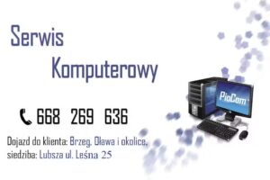Serwis Laptopów, Komputerów, Usługi Informatyczne, Monitoring. Dojazd do klienta!